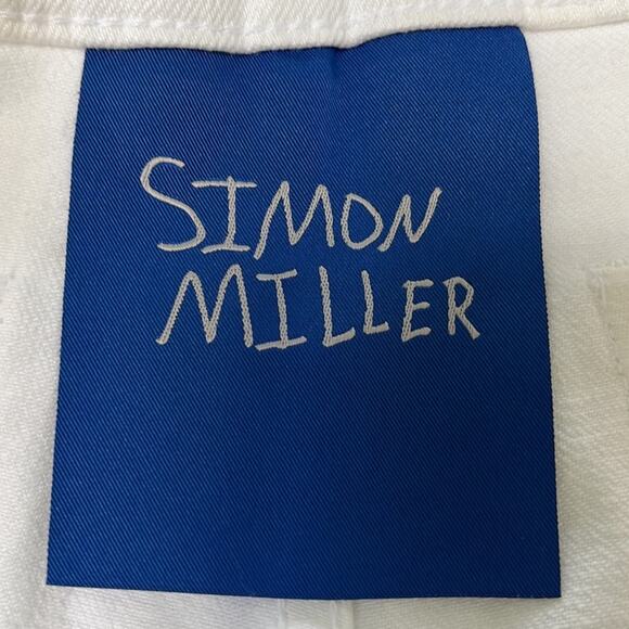 Simon Miller Straight White Denim Jeans Size 28 - Picture 4 of 11